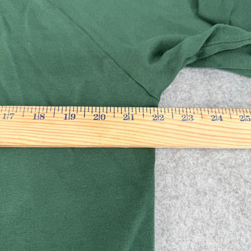 Pact Men's Organic 100% Cotton Pullover Mock Neck Snap Collar Sweater L Green - Picture 5 of 7